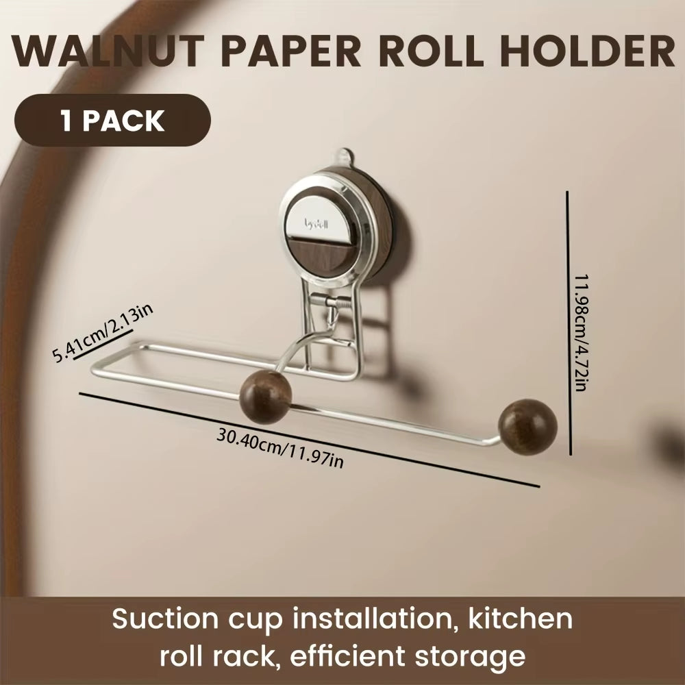 Suction Cup Kitchen Paper Towel Holder Stainless Steel Toilet Paper Holder Tissue Hanger Roll Holder for Bathroom Accessories
