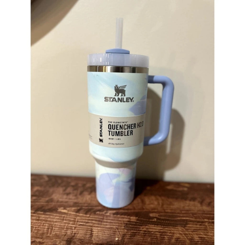 Stanley Cool Serene Quencher Tumbler Straw Cup 40oz Brushstrokes IN HAND New