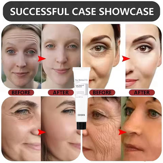 Korean Firming Retinol 0.1 Anti-Wrinkle Cream Face Repair Wrinkle Firming Light Wax Moisturizing Face Night Skincare Cream 20Ml