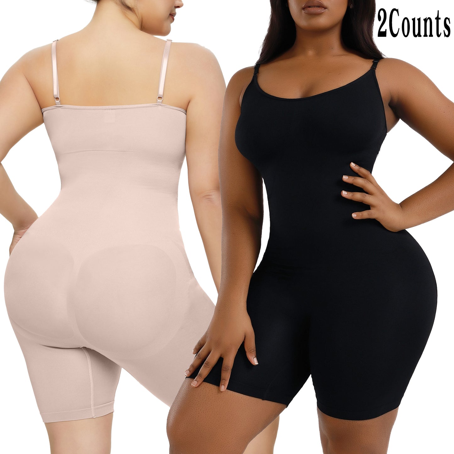 A slimming and body-shaping jumpsuit