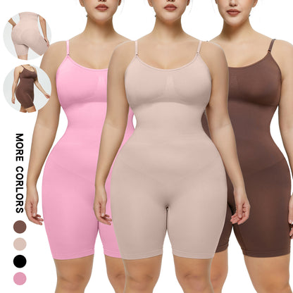 A slimming and body-shaping jumpsuit