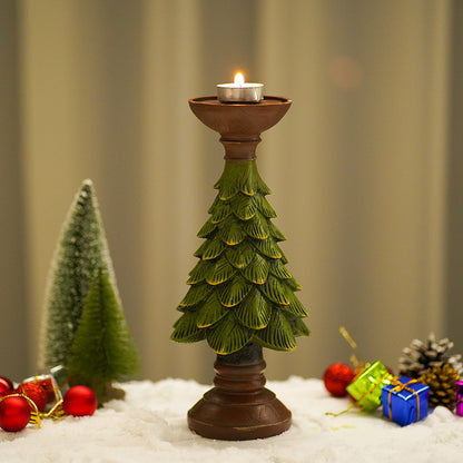 Christmas Tree Candle Holder Decor
