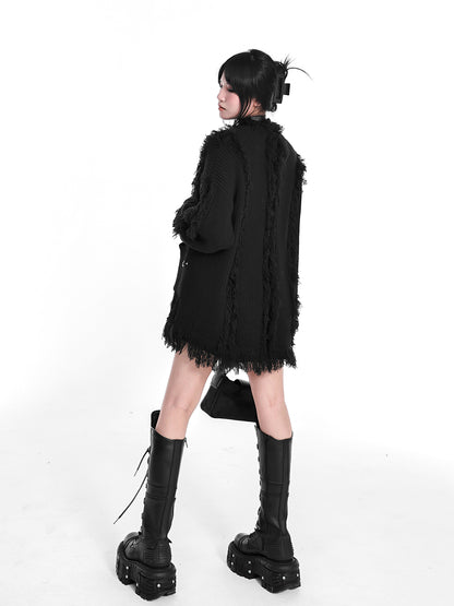 Yubaby Rock Chic Halter Cardigan Sweater