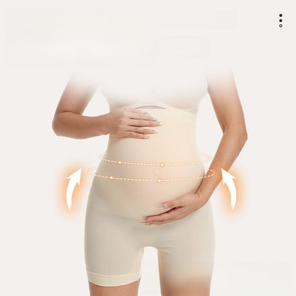 Pregnant woman high-waist abdominal support and tummy-reducing pants
