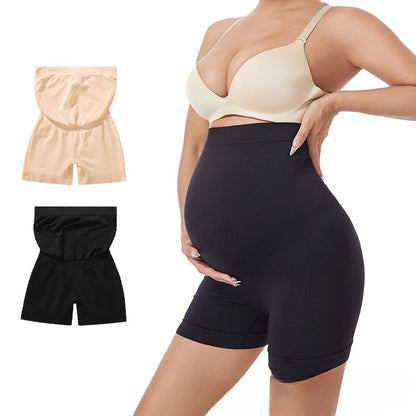 Pregnant woman high-waist abdominal support and tummy-reducing pants