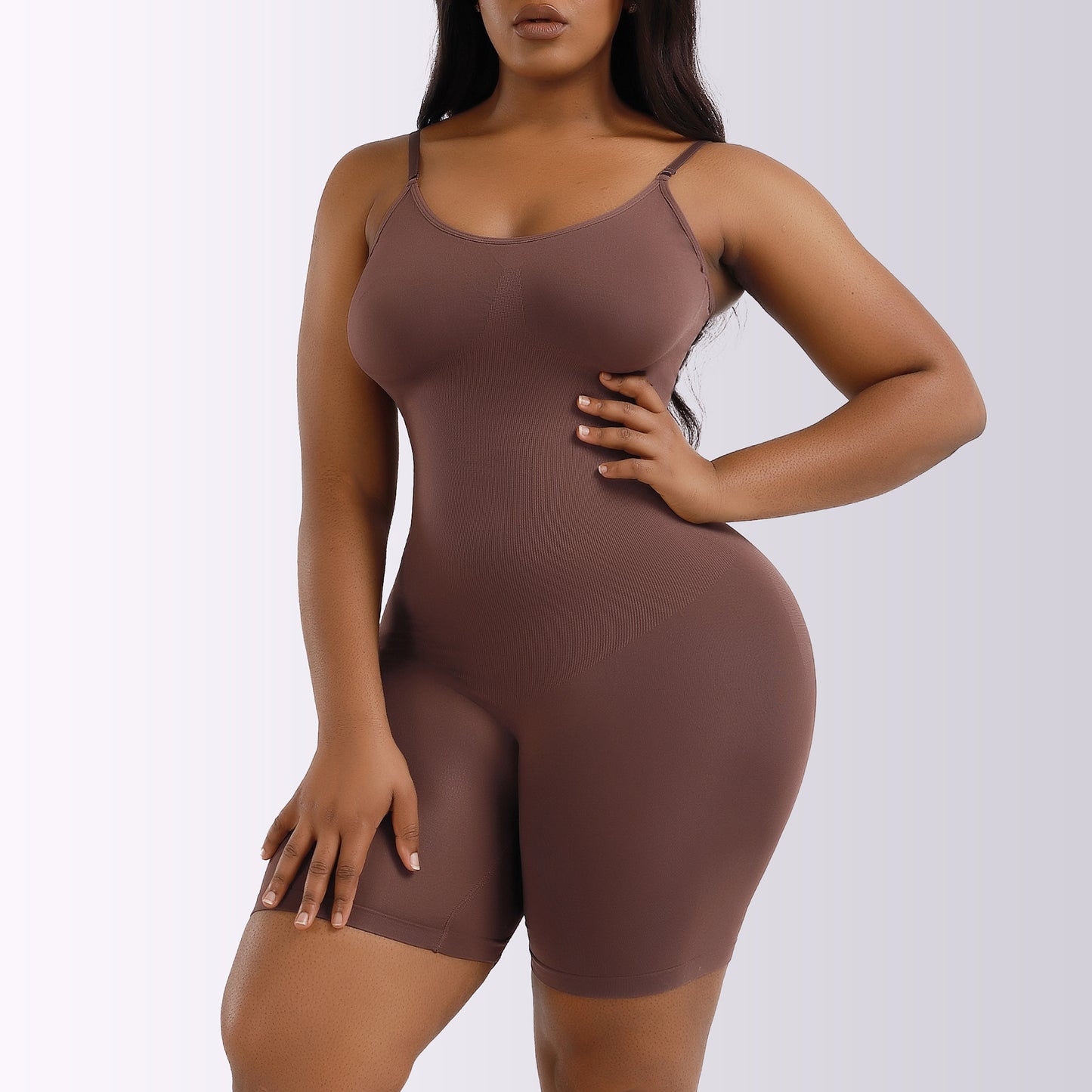 A slimming and body-shaping jumpsuit
