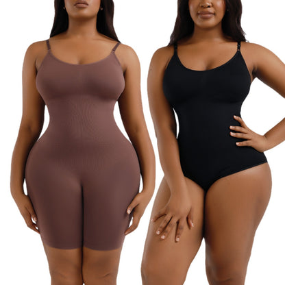 A slimming and body-shaping jumpsuit
