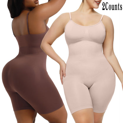 A slimming and body-shaping jumpsuit