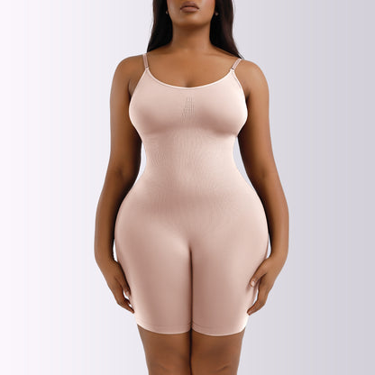 A slimming and body-shaping jumpsuit