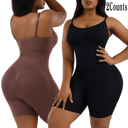 A slimming and body-shaping jumpsuit