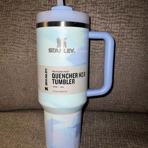 Stanley Cool Serene Quencher Tumbler Straw Cup 40oz Brushstrokes IN HAND New