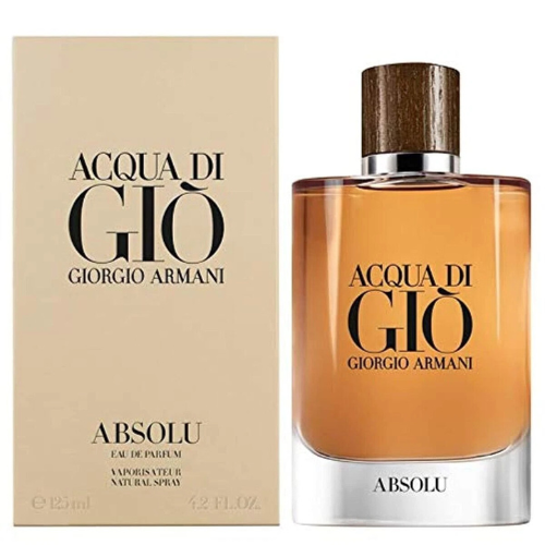 Armani Acqua di Gio Absolu 125ml / 4.2 oz EDP Spray Men Rare Discontinued  New