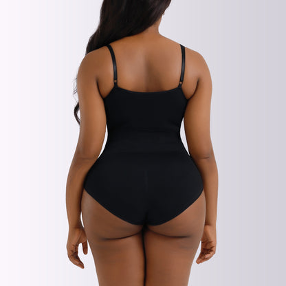 A slimming and body-shaping jumpsuit