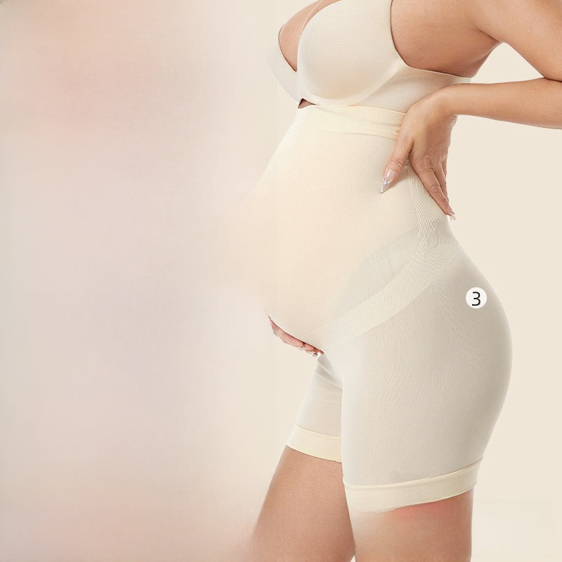 Pregnant woman high-waist abdominal support and tummy-reducing pants