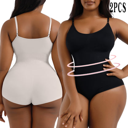 A slimming and body-shaping jumpsuit