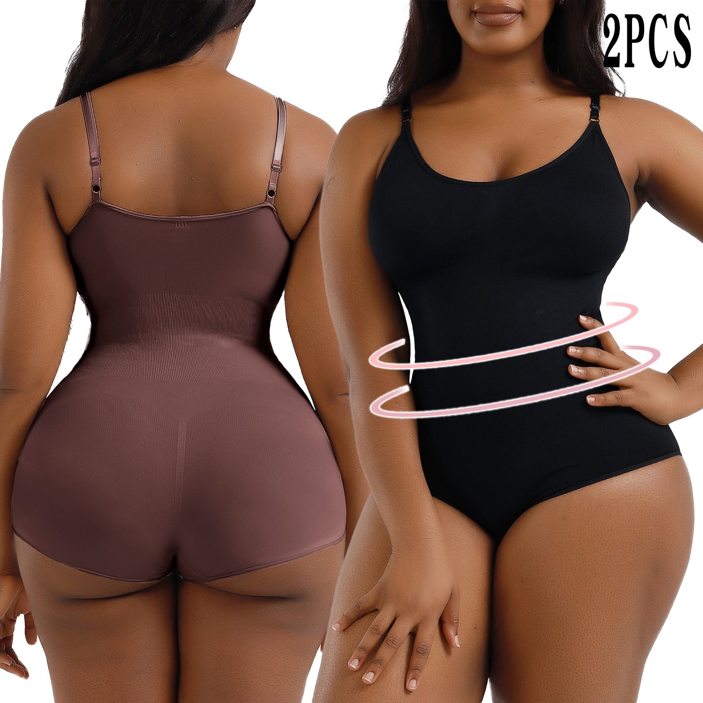 A slimming and body-shaping jumpsuit