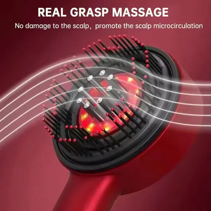 3 Modes Electric Massage Comb Portable Red Light Laser Comb for Hair Follicle Hair Follicles on the Head Essence Oil Applicator