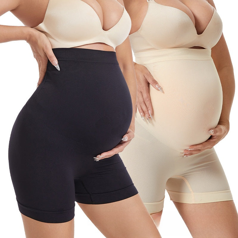 Pregnant woman high-waist abdominal support and tummy-reducing pants