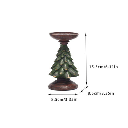 Christmas Tree Candle Holder Decor