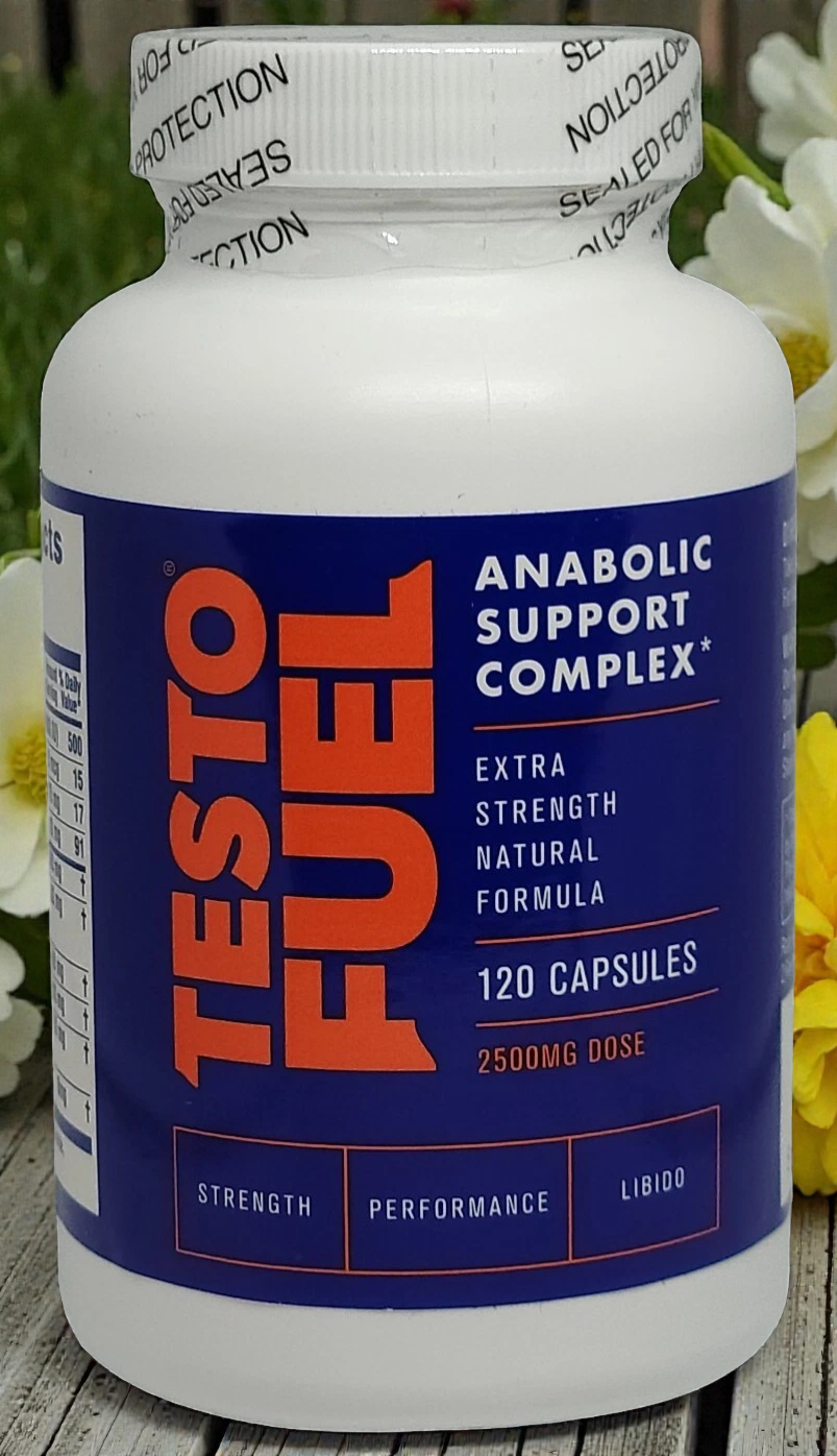 Testo Fuel Natural Testosterone Booster 120 Capsules