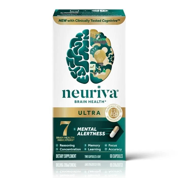 Neuriva Brain Health Ultra Capsules 60ct