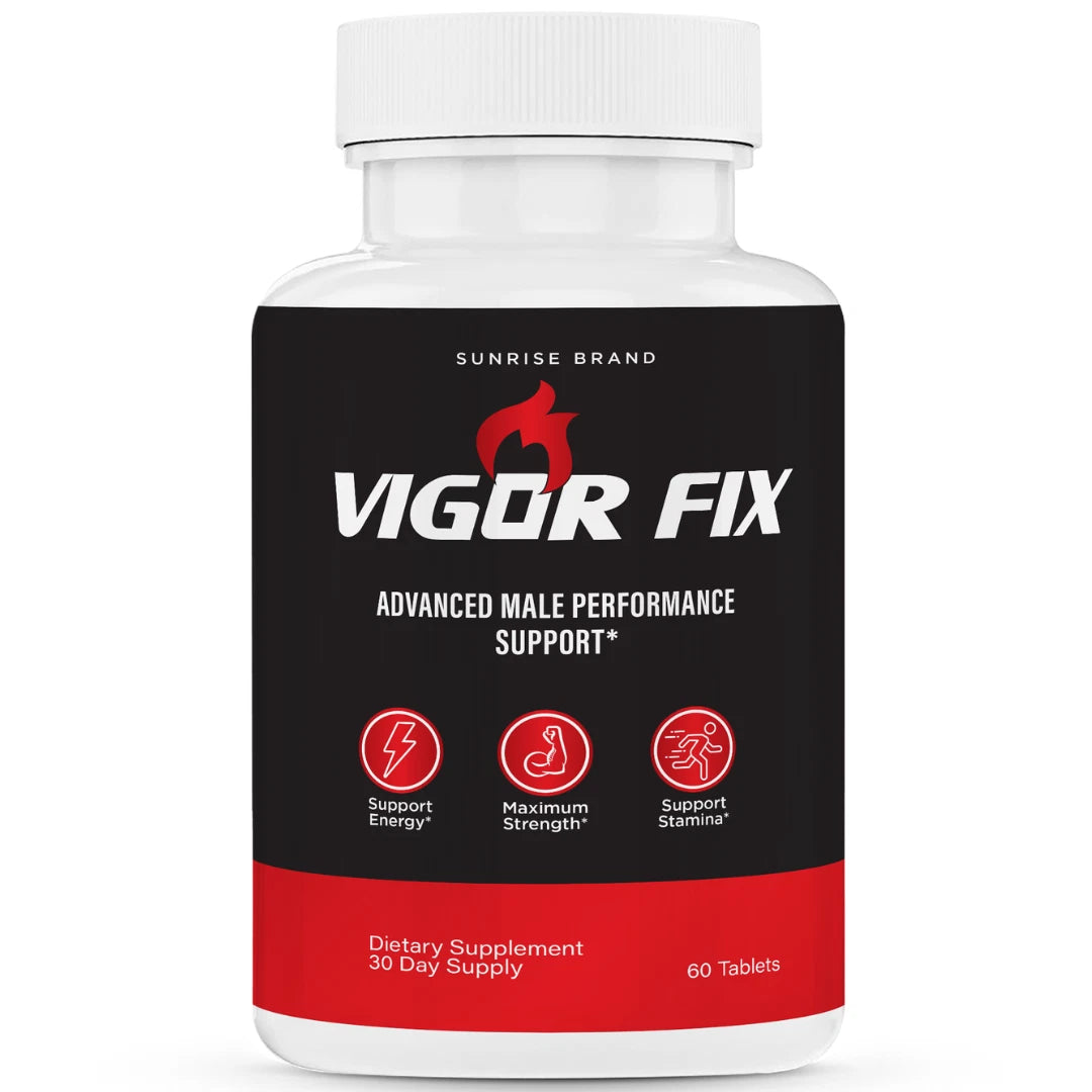 Vigor Fix Male Health Pills to Enhance Masculine Vitality and Libido 60 Tablets