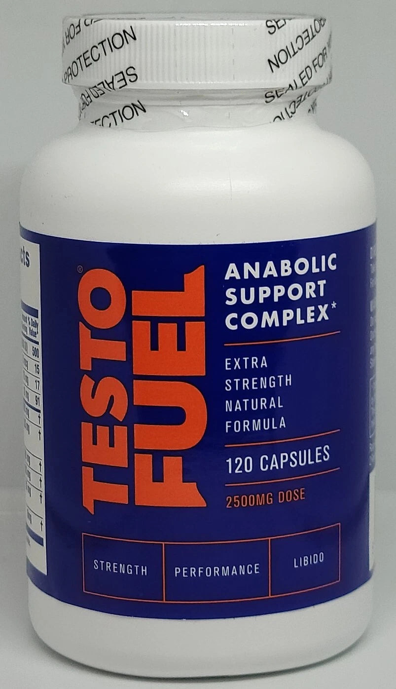Testo Fuel Natural Testosterone Booster 120 Capsules