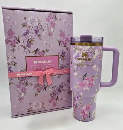 Stanley X Love Shack Fancy Cup 40 oz - Happy Thoughts Quencher Rosa Beaux Purple